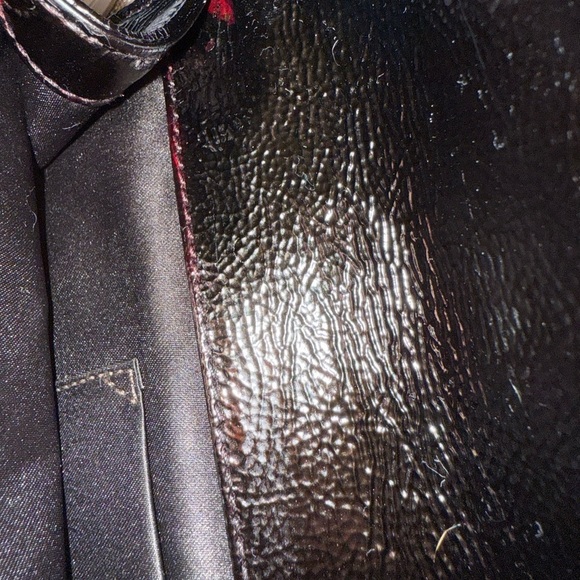 YSL -Vintage patent leather clutch - black - authentic - Picture 13 of 15